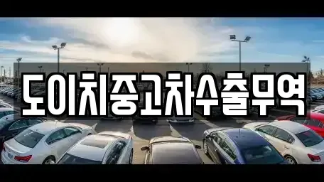 서울 중구 산림동 중고차 전문 도이치중고차수출무역