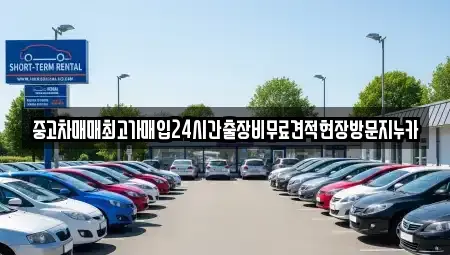 서울 중구 산림동 중고차매입 전문 중고차매매최고가매입24시간출장비무료견적현장방문지누카