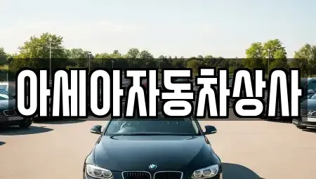 서울 중구 의주로2가 중고차매매 전문 아세아자동차상사