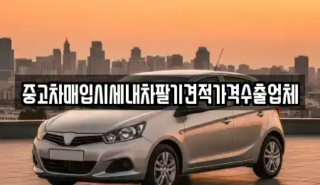 서울 중구 의주로2가 중고차매입 전문 중고차매입시세내차팔기견적가격수출업체