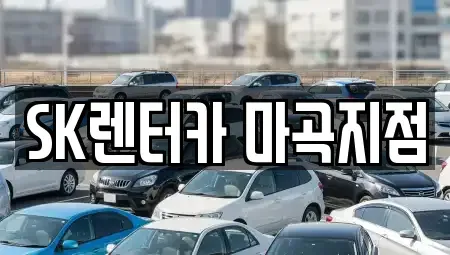 서울특별시 강서구 마곡동 장기렌트카 전문 SK렌터카 마곡지점