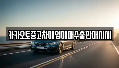 서울특별시 마포구 동교동 중고차매입 전문 카카오토중고차매입매매수출판매시세