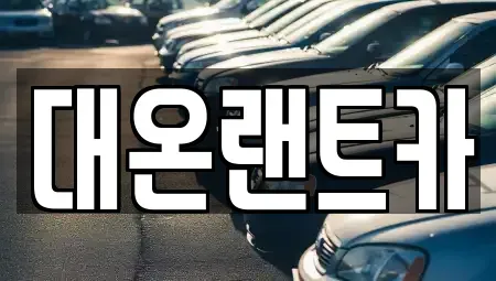서울특별시 서초구 반포동 렌트카 전문 대온랜트카
