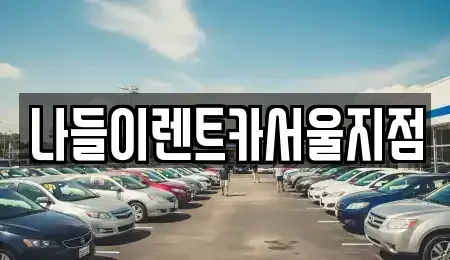서울특별시 성북구 길음동 렌트카 전문 나들이렌트카서울지점