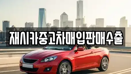 서울특별시 성북구 길음동 중고차 전문 재시카중고차매입판매수출