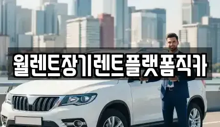 서울특별시 성북구 상월곡동 장기렌트카 전문 월렌트장기렌트플랫폼직카