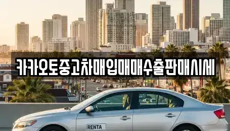서울특별시 성북구 상월곡동 중고차매입 전문 카카오토중고차매입매매수출판매시세