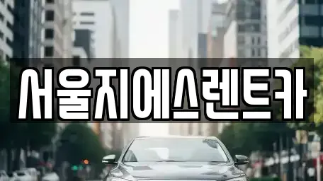 서울특별시 양천구 목동 렌트카 전문 서울지에스렌트카