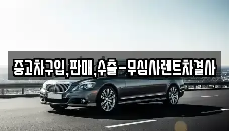 서울특별시 양천구 목동 중고차매매 전문 중고차구입,판매,수출-무심사렌트차결사