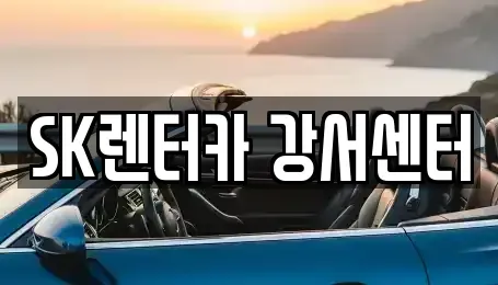 서울특별시 영등포구 당산동6가 장기렌트카 전문 SK렌터카 강서센터