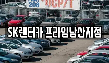 서울특별시 중구 필동2가 렌트카 전문 SK렌터카 프라임남산지점