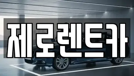 서울특별시 중랑구 장기렌트카 전문 제로렌트카