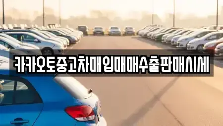 서울특별시 중랑구 중고차매입 전문 카카오토중고차매입매매수출판매시세