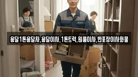 용달1톤용달차,용달이사,1톤트럭,원룸이사,반포장이사화물