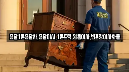 용달1톤용달차,용달이사,1톤트럭,원룸이사,반포장이사화물