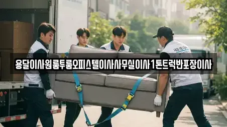 용달이사원룸투룸오피스텔이사사무실이사1톤트럭반포장이사