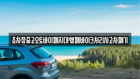 울산광역시 중구 복산동 중고차 전문 조차장중고오토바이폐지대행폐바이크처리사고차폐기