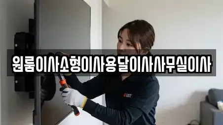 원룸이사소형이사용달이사사무실이사