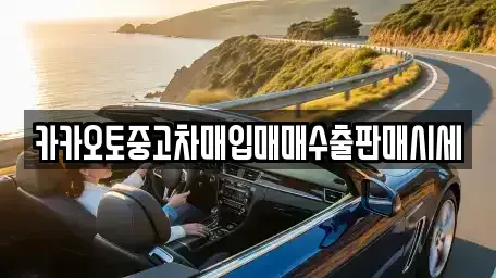 인천 계양구 갈현동 중고차매입 전문 카카오토중고차매입매매수출판매시세