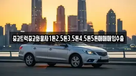 인천 계양구 장기동 중고차매입 전문 중고트럭중고화물차1톤2.5톤3.5톤4.5톤5톤매매매입수출