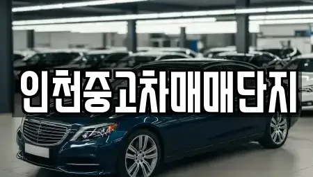 인천 미추홀구 중고차 전문 인천중고차매매단지