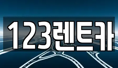 인천 미추홀구 학익동 렌트카 전문 123렌트카