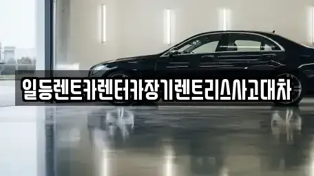 인천 미추홀구 학익동 렌트카 전문 일등렌트카렌터카장기렌트리스사고대차