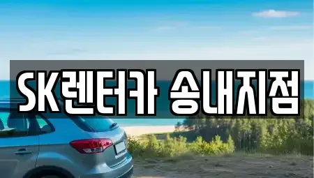인천 부평구 일신동 장기렌트카 전문 SK렌터카 송내지점