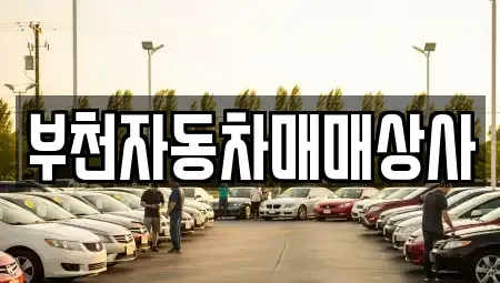 인천 부평구 일신동 중고차매매 전문 부천자동차매매상사