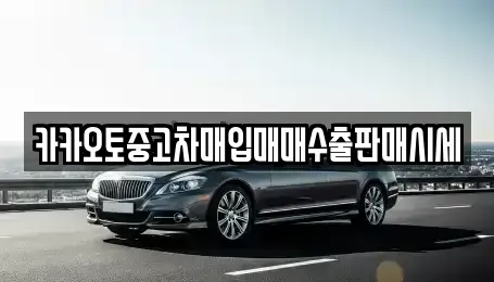 인천 부평구 일신동 중고차매입 전문 카카오토중고차매입매매수출판매시세