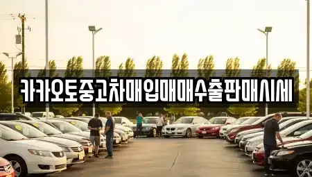 인천 중구 인현동 중고차매입 전문 카카오토중고차매입매매수출판매시세