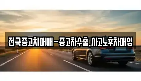 인천광역시 서구 당하동 중고차매입 전문 전국중고차매매-중고차수출,사고노후차매입