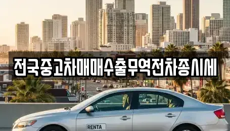 인천광역시 중구 을왕동 중고차 전문 전국중고차매매수출무역전차종시세