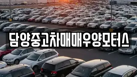 전남 담양군 창평면 중고차매매 전문 담양중고차매매우양모터스