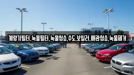 전남 순천시 와룡동 렌트카 전문 계량기필터,녹물필터,녹물청소,수도,보일러,배관청소,녹물제거