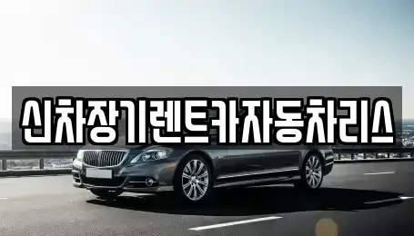 전남 순천시 해룡면 장기렌트카 전문 신차장기렌트카자동차리스