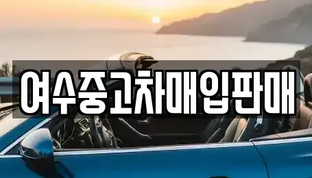 전남 여수시 오림동 중고차 전문 여수중고차매입판매