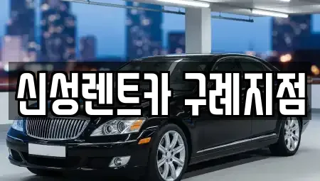 전라남도 구례군 문척면 렌트카 전문 신성렌트카 구례지점