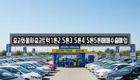 전라남도 나주시 관정동 중고차매입 전문 중고화물차중고트럭1톤2.5톤3.5톤4.5톤5톤매매수출매입