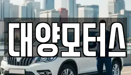 전라남도 목포시 행복동1가 중고차매매 전문 대양모터스