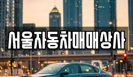 전북 완주군 용진읍 중고차매매 전문 서울자동차매매상사