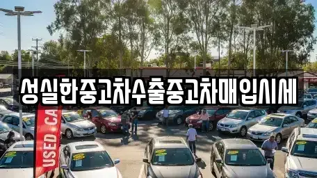 전북 완주군 이서면 중고차매입 전문 성실한중고차수출중고차매입시세