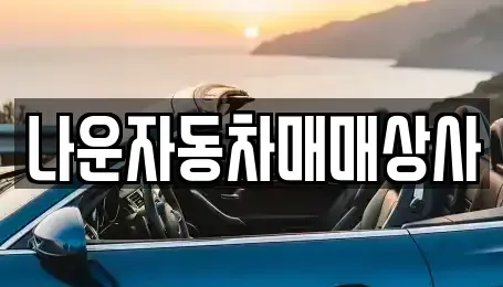 전북특별자치도 군산시 소룡동 중고차매매 전문 나운자동차매매상사