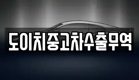전북특별자치도 전주시 완산구 대성동 중고차 전문 도이치중고차수출무역