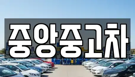 전북특별자치도 전주시 완산구 중화산동2가 중고차 전문 중앙중고차