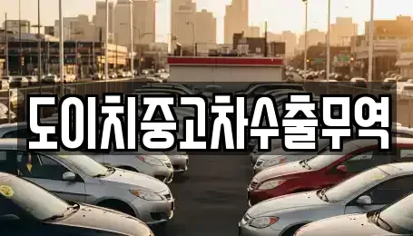 전북특별자치도 전주시 완산구 풍남동1가 중고차매매 전문 도이치중고차수출무역