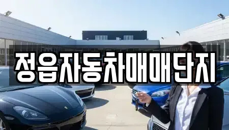 전북특별자치도 정읍시 농소동 중고차 전문 정읍자동차매매단지