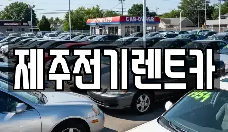 제주 제주시 내도동 렌트카 전문 제주전기렌트카