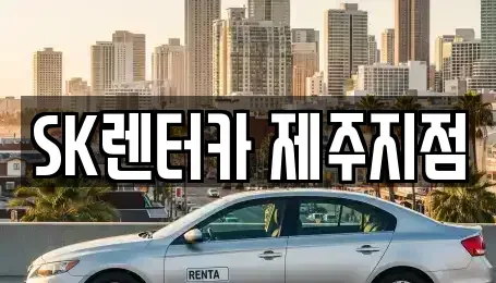 제주특별자치도 제주시 장기렌트카 전문 SK렌터카 제주지점