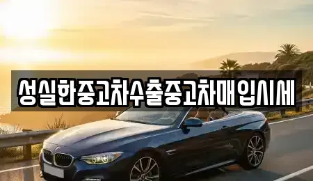 충남 공주시 이인면 중고차 전문 성실한중고차수출중고차매입시세
